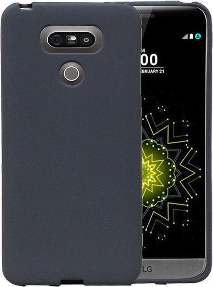 BestCases.nl Grijs Zand TPU back case cover hoesje voor LG G6