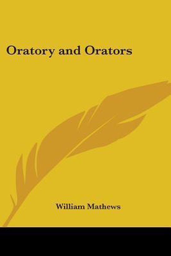 Oratory and Orators - cover