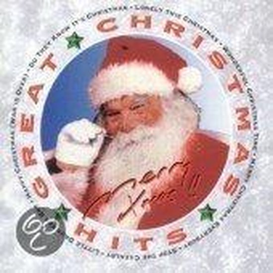 Albumhoes met Kerstman, titel "Great Christmas Hits".