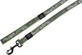 Rogz For Dogs Armed Response Hondenriem - 25 mm x 1.2 m -  Lime Bone