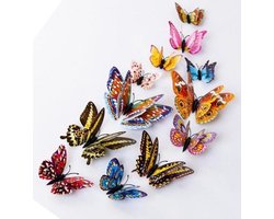 3D Vlinders - Kleuren Vlinders - Plak Vlinders