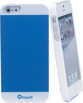 Muvit - Colorful Case met screenprotector - iPhone 5 / 5s - blauw