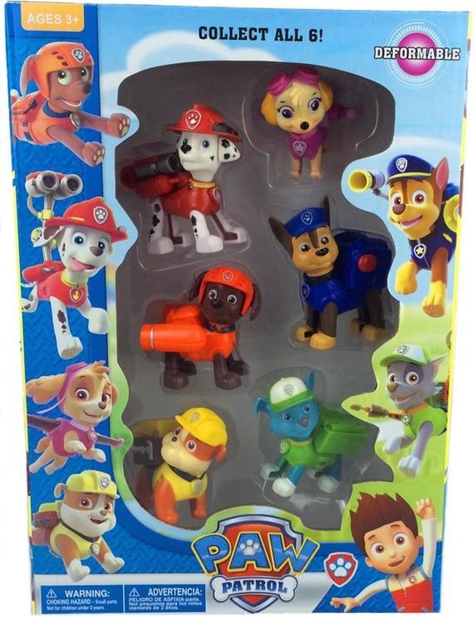 paw patrol speelfiguren set