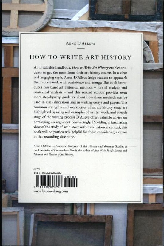 How to Write Art History, 2e, D'Alleva, Anne 9781856696951 Boeken bol