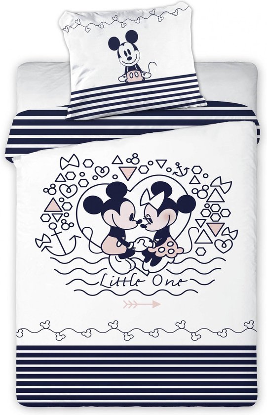 Disney Mickey & Minnie Mouse - Housse de couette Bébé - 100 x 140 cm -  Multi | bol.com