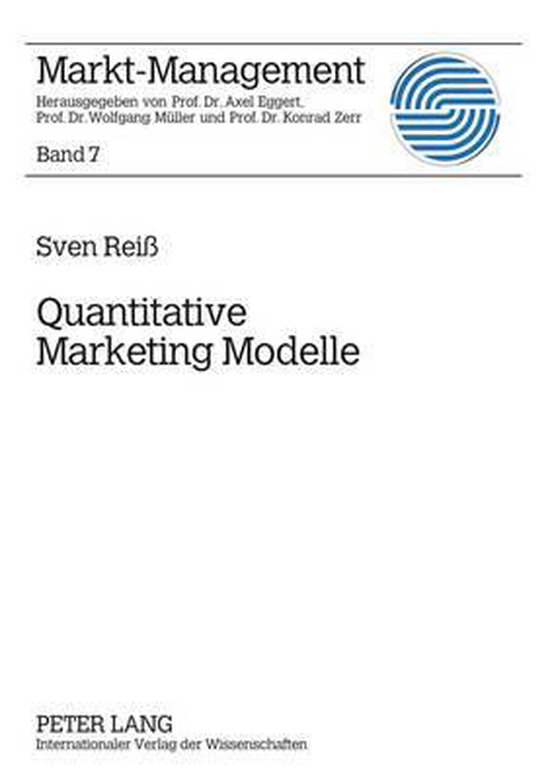 Quantitative Marketing Modelle - cover