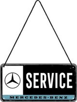 Wandbord - Mercedes Service
