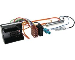 Radio Aansluitkabel Peugeot / Citroen > ISO Norm + DIN Antenne Stekker