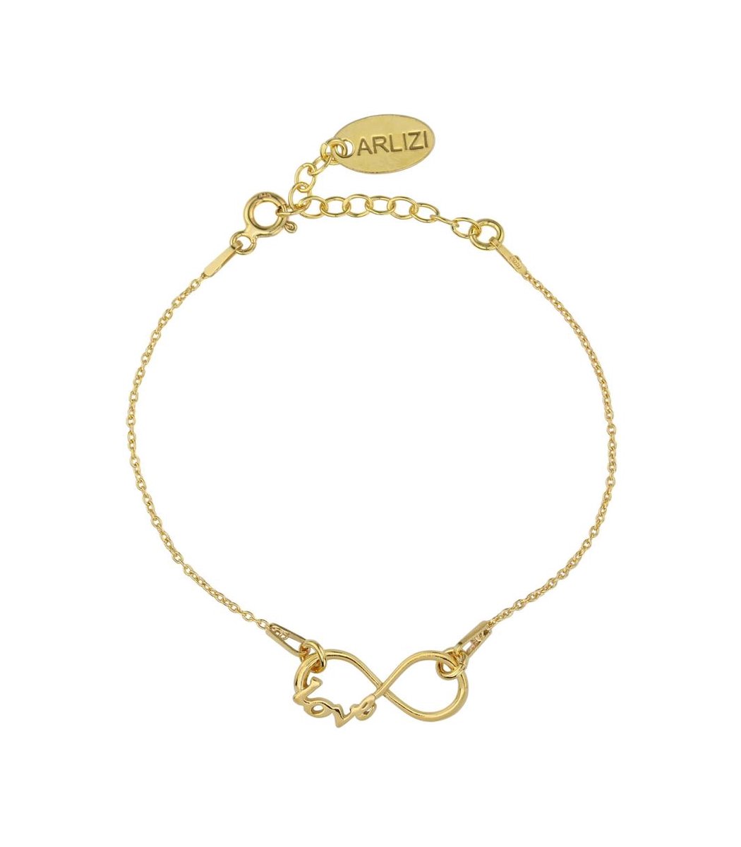 ARLIZI 1048 Armband Infinity Symbool - Dames - Verguld - 20 cm