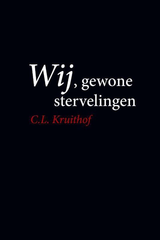 Cover van het boek 'Wij, Gewone Stervelingen'