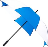 Falcone® Golfparaplu - Stevig - Windproof - Lichtgewicht - Automaat - Lichtblauw / Wit