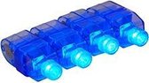 LED vinger lampjes 4 stuks - blauw