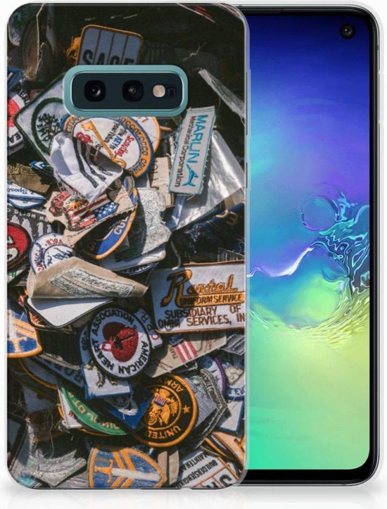 Coque Téléphone pour Samsung Galaxy S10e Tenphone Etui Coque Badges