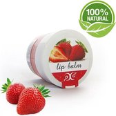 Lippen Balsem Aardbei - Hydrateert, Voedt & Verzorgt - 30ml 100% Biologisch
