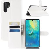 Book Case - Huawei P30 Pro Hoesje - Wit