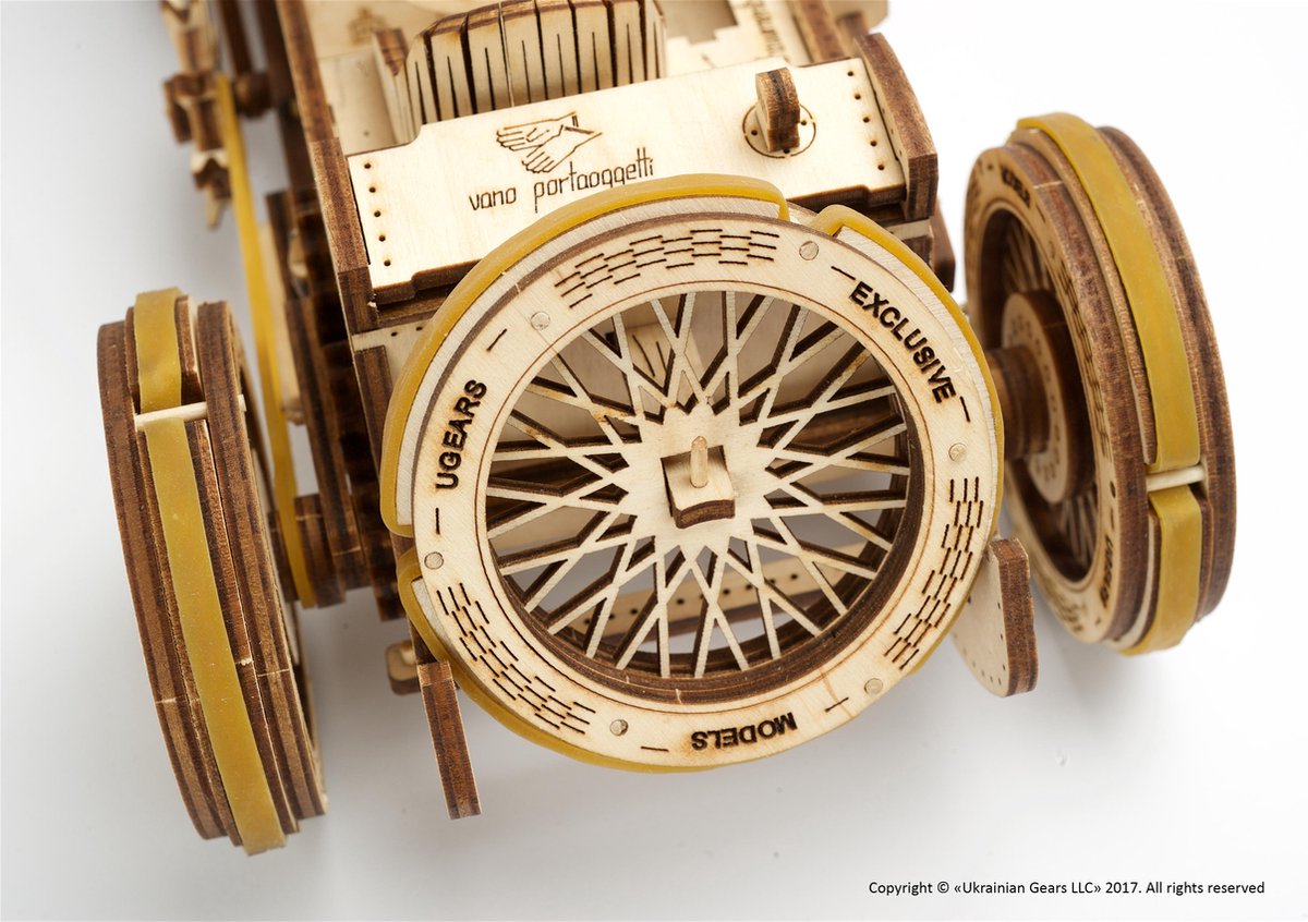 UGEARS Houten 3D Model - U-9 Grand Prix Car — afbeelding 15
