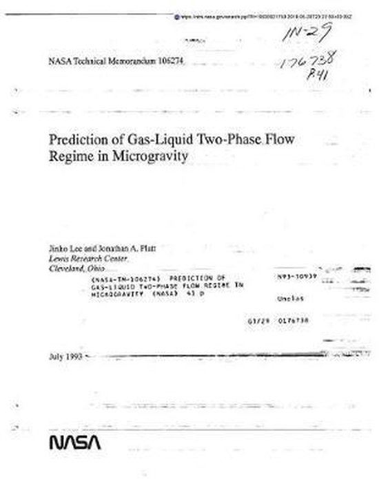 Prediction of Gas-Liquid Two-Phase Flow Regime in Microgravity ...