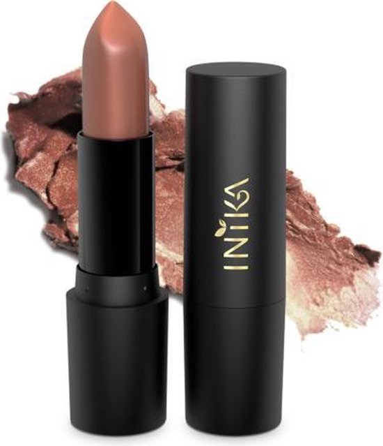 Foto: Inika biologische vegan lipstick sheer peach