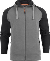 MacOne - Hooded Sweater - Chris - grijs/zwart - XXXL