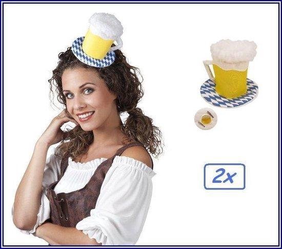 Oktoberfest hoedje biertje op haarspeld.