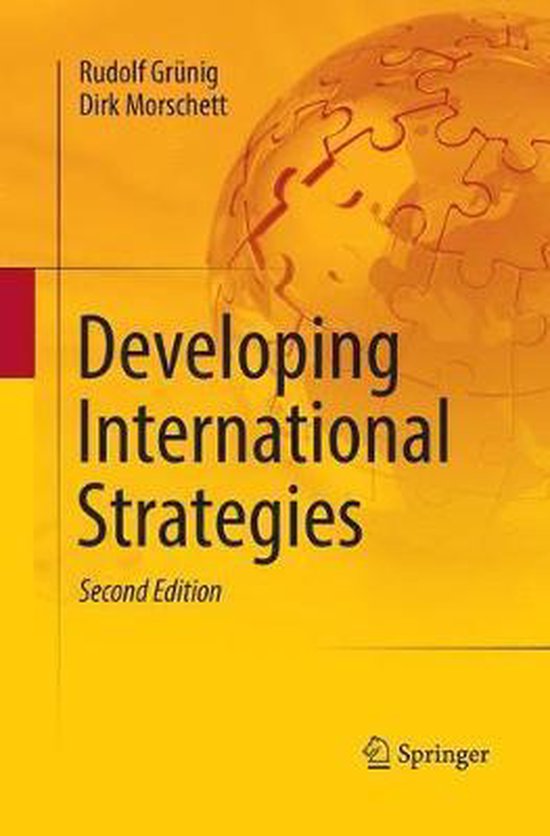 Developing International Strategies - cover