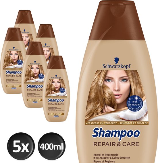 Schwarzkopf Shampoo Repair & Care - 5 stuks - Schwarzkopf