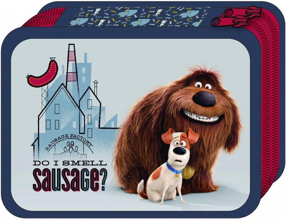 The Secret Life of Pets Sausage Etui Dubbel gevuld 31 st
