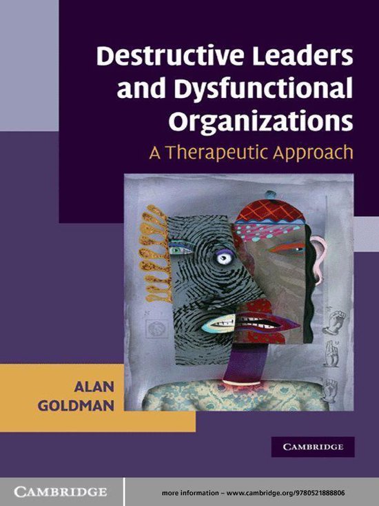 Destructive Leaders and Dysfunctional Organizations - cover