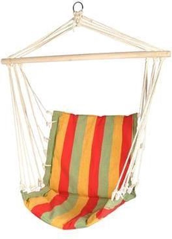 Premium Hang Stoel - Hangende Relax Hangmat Tuin Swing Chair - Schommelstoel Hangend... bol.com