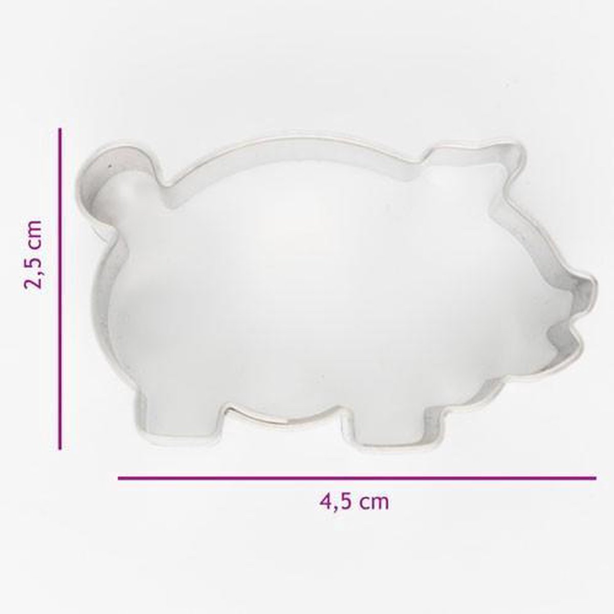 Koekjes Uitsteker Varken 4,5cm