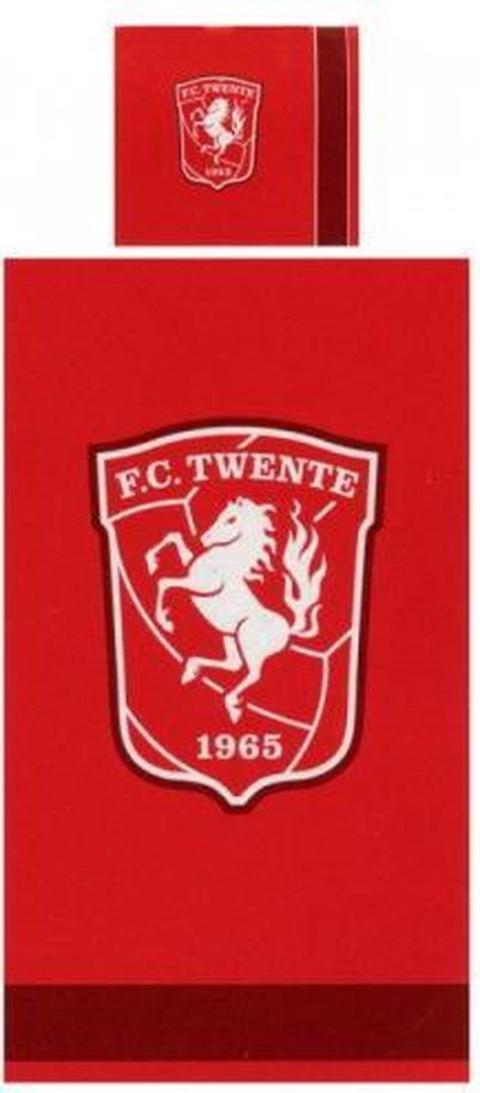 bol.com | FC Twente - dekbedovertrek - eenpersoons - 140 x 200 - Rood