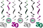 Partydeco - Hangdecoratie Swirl 30 jaar