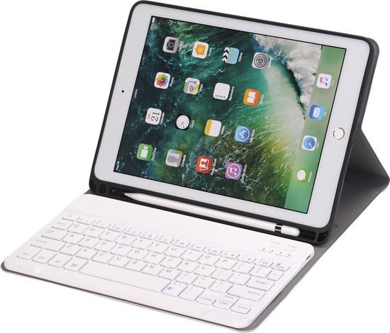 Ass Verrijken Faculteit Shop4 - iPad 9.7 (2018) Toetsenbord Hoes - Bluetooth Keyboard Cover  Business Goud met... | bol.com