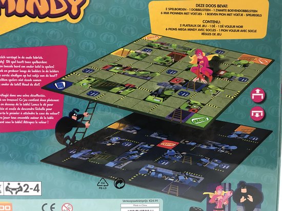Thumbnail van een extra afbeelding van het spel Mega Mindy bordspel de ontsnapte boef spel