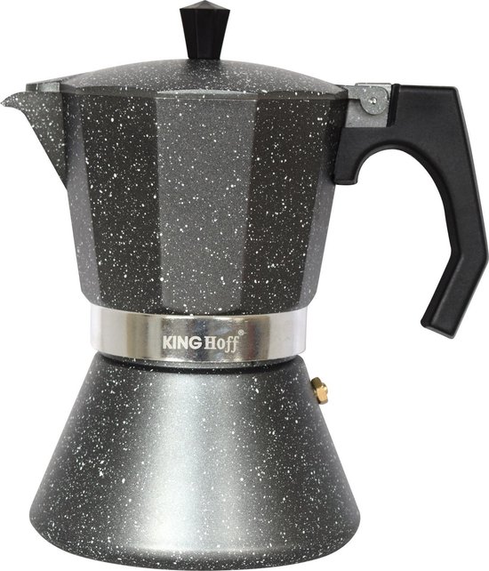 Koffiepot Percolator INDUCTIE - Italiaanse Espresso Maker - 300ml - kops - Moka... | bol.com