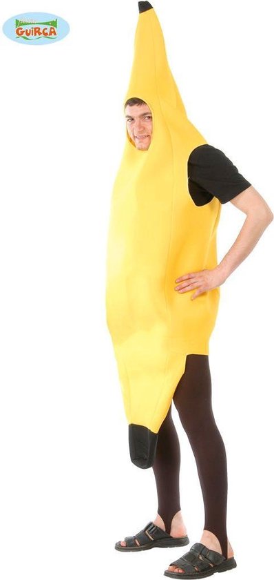 Fiestas Guirca - Kostuum banaan maat L (52-54)