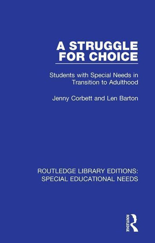 Routledge Library Editions: Special Educational Needs - A St ... - cover
