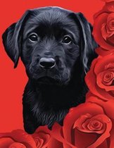 Black Labrador Puppy Calendar Notebook