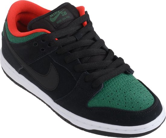warm dramatisch vermoeidheid Nike Dunk Low Pro SB Sportschoenen - Maat 41 - Mannen - zwart/groen/rood |  bol.com