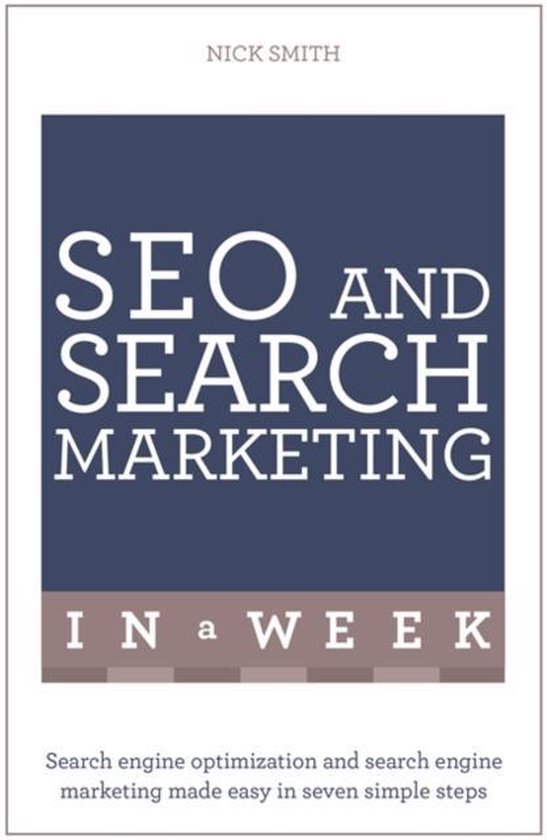 SEO & Search Marketing In A Week - cover