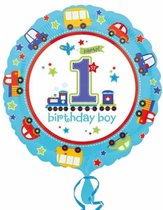 1st Birthday Boy - Folieballon 45 cm