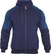 FE Engel Galaxy Hoodie Sweater 8820-233 - Inktblauw/Donker Petrol 16577 - 4XL