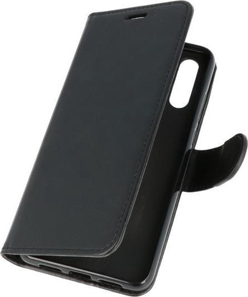 Zwart Wallet Case Hoesje voor Huawei P20