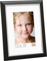 Deknudt Frames fotolijst S42JH2 - zwart met biesje -  foto 30x45 cm