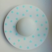 Funnylight kinderlamp XL sterrenwereld LED wit- plafonniere met blauwe glow in the dark sterren