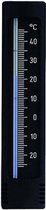 Thermometer 14,5 cm zwart / zilver