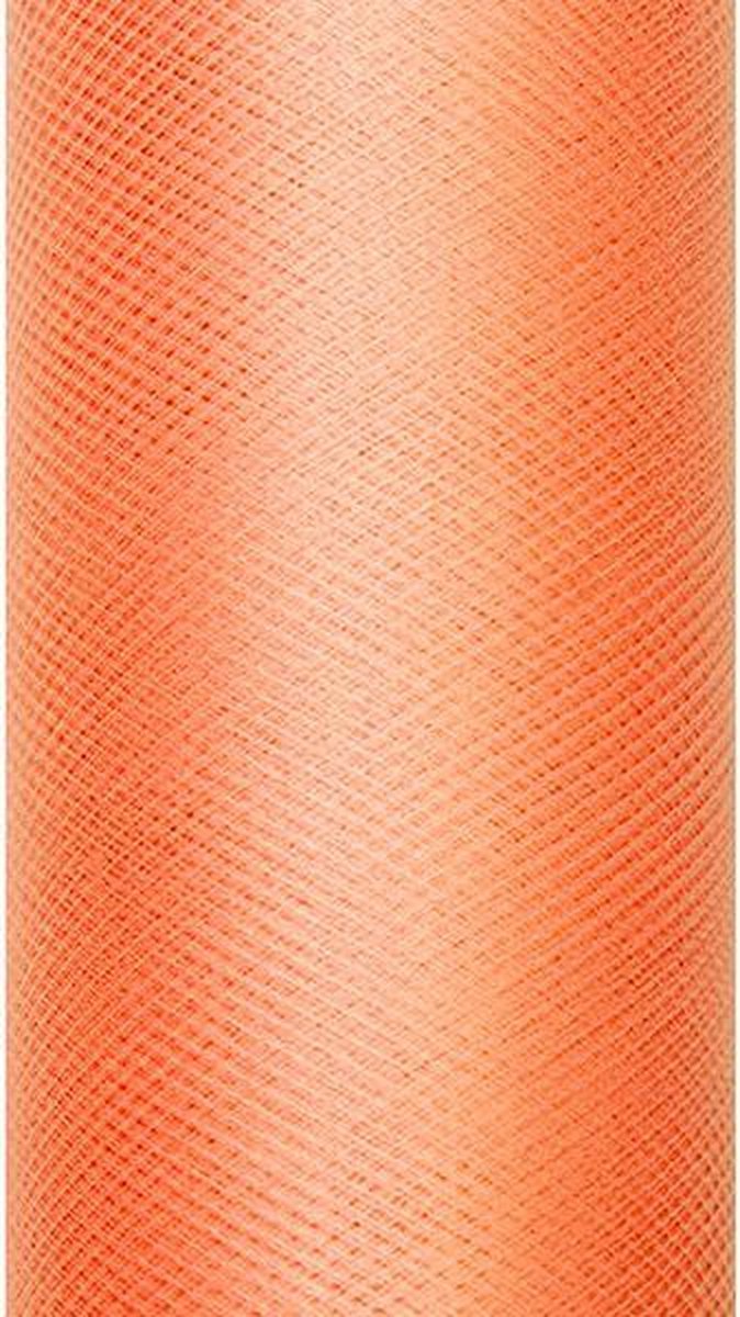 """Tule, oranje, 0.5 x 9m"""