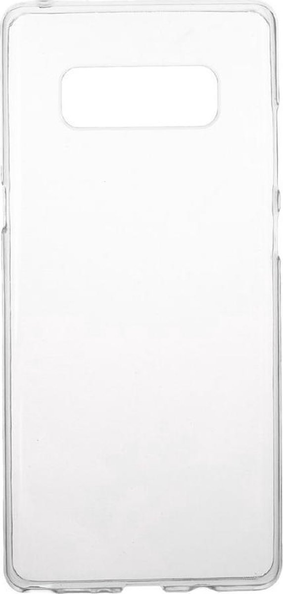 Shop4 - Samsung Galaxy Note 8 Hoesje - Zachte Back Case Mat Transparant