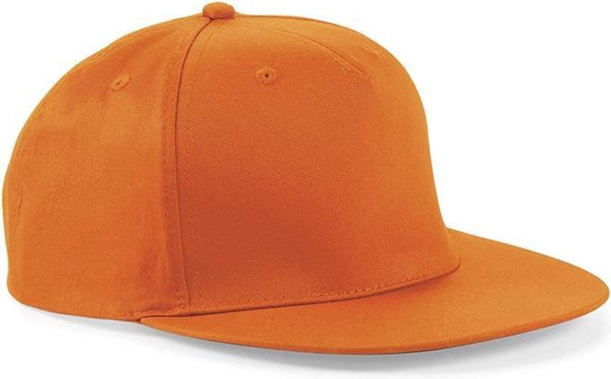Snapback Rapper Cap - Beechfield - Orange