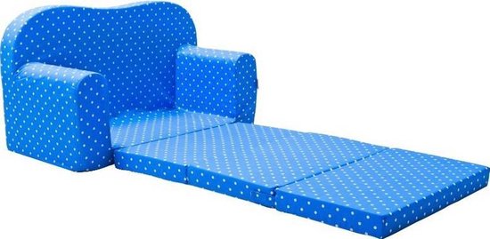 Gepetto Maxi sofa / slaapbank blauw-wit